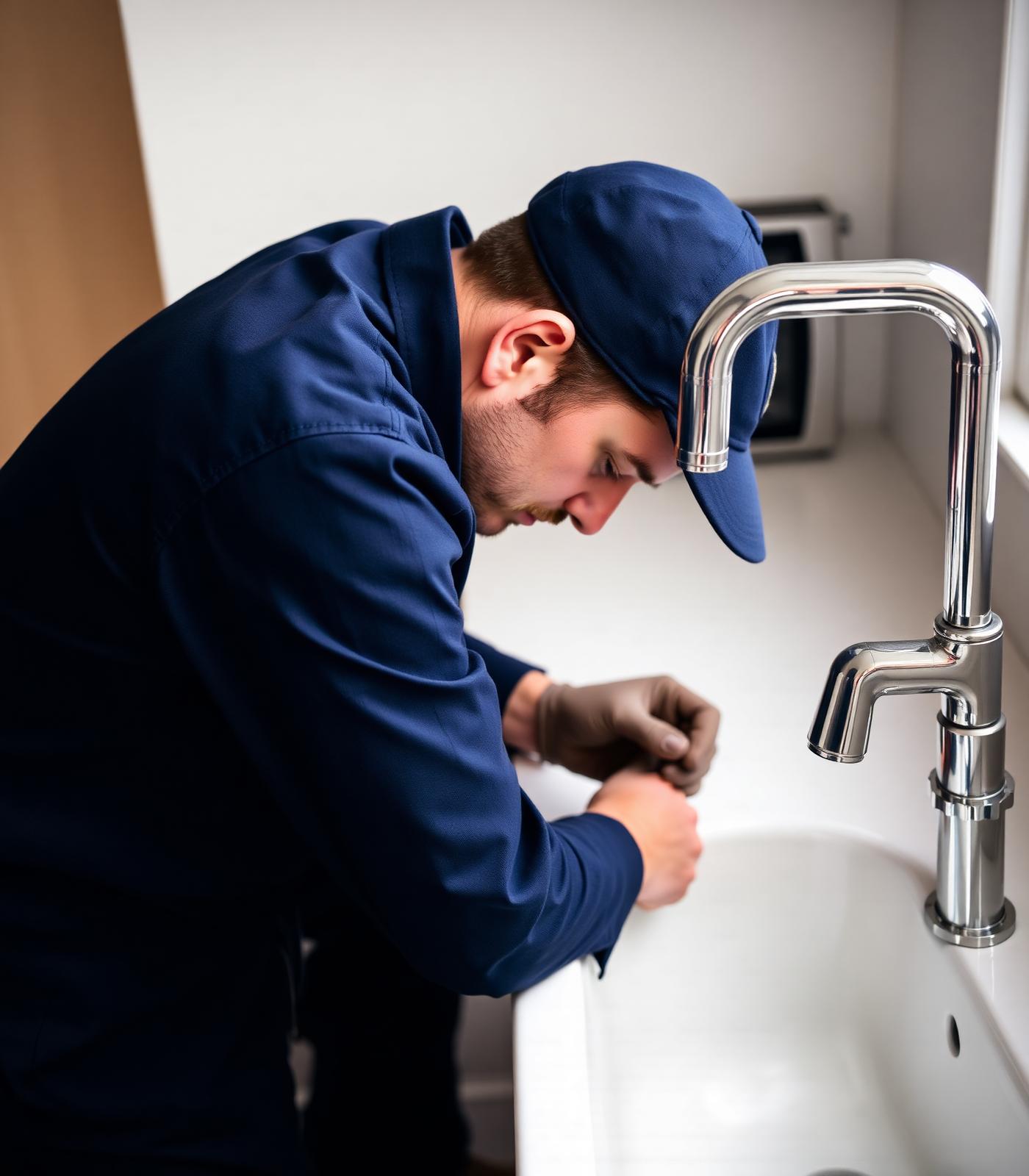 Home Flow Plumbing — qualified UK plumber at work